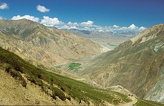 1998 - Blick vom Nara La Pass nach Tibet - West-Nepal: Landschaft