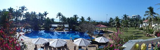 Strandhotel The Hans Coco Palms in Puri - Chhattisgarh: Essen & Schlafen