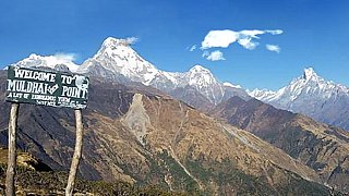 Muldhai Viewpoint in der Annapurna-Region - Pokhara und Annapurna - Landschaft